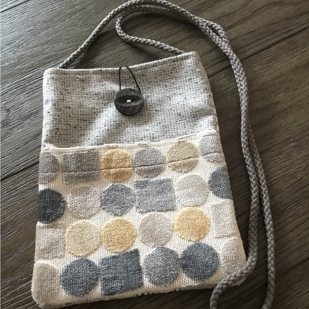 Stylish Gray and Cream Women's Bag